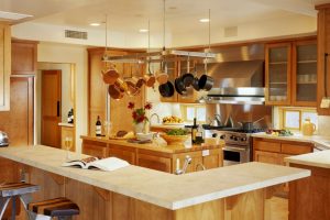 Kitchen Designs Awesome Ceiling Kitchen Lights For Smart Kitchen Island Lighting Escorted By Hanging Kitchen Appliance Set Over Unfinished Wooden Island Also Cool L Shaped Kitchen Bar In Modern Kitchen Decor Well-Liked-Tear-Glass-Brushed-Nickel-Chrome-Kitchen-Island-Lighting-Over-White-Wooden-Island-Escorted-By-Clear-Glass-Door-Storage-As-Well-As-Single-Stainless-Stool-Leg-On-Wood-Floors-In-Mod