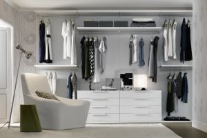 Furniture + Accessories Simplistic Double Swing Door Wardrobe Closet Style Escorted By White Clothing Bar Also Large Space Storage As Inspiring Small Walk In Closet Furniture Custom Scheme Fantastic Wardrobe Close Closet Lighting Fixtures For Modern Clothes Closet