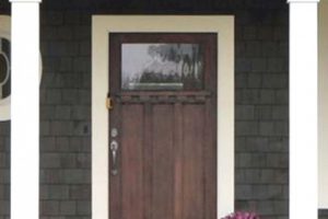 Ideas Thumbnail size Breathtaking Image Of Front Porch Decoration Using Black Rustic Wood Siding Including Mahogany Wood Single Front Door Also Dark Grey Roof Tile Good Looking Image Of Front Porch Decoration