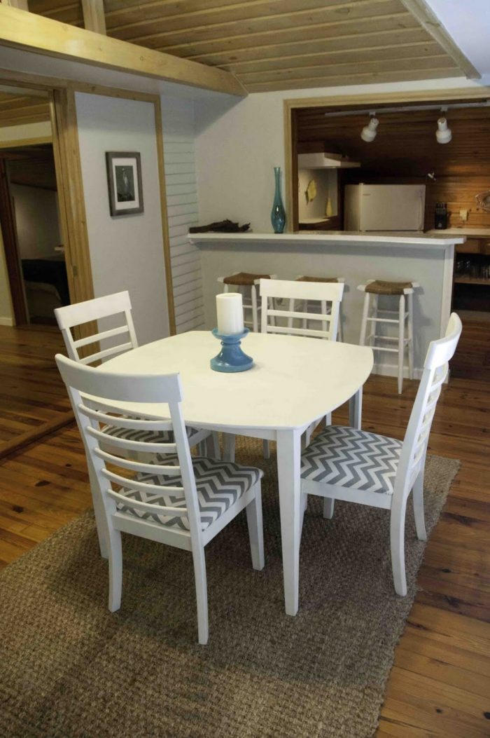 Dining Room Designs Medium size Decoration Escorted By Square White Dining Table Along Escorted By Grey Zigzag Rug Under Dining Table Also Zigzag Dining Chair Pad Stunning Dining Room Decoration By Various Rug