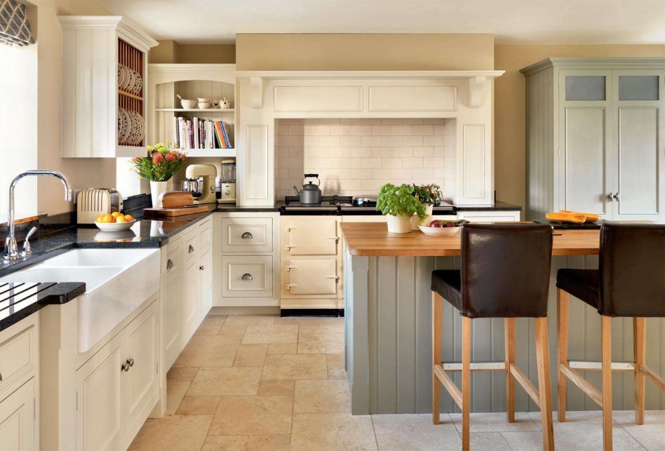 Outstanding Kitchen Also Pantry Style Escorted By Middle Kitchen Sink Cool Small Wooden Chairs L Shape Light Beige Wooden Cabinet See Kitchen Island Styles Escorted By Sink Images Kitchen Designs