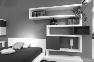 Furniture + Accessories Premier Own Built In Bookshelves Escorted By L Shaped Style Nice Brown Oak Material Escorted By Tidy Shleves Organization Build Your Own Built In Bookshelves Smart Scheme Floating and Modern Minimalist Wooden Bookshelves on Wall