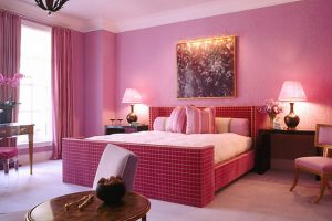 Bedroom Designs Adorable Pink Girl Bedroom Scheme Using Rectangular Light Pink Leather Girl Headboard Including Round Flare Pink Bedside Lamp Shade As Well As Light Pink Best Color Paints For Bedroom Astounding Looking For And Arranging Cool Bedroom Lights