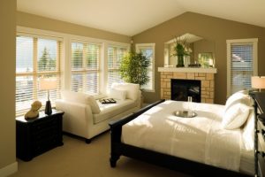 Bedroom Designs Thumbnail size Amusing Picture Of Natural Bedroom Decoration Using Light Brown Beige Best Color Paints For Bedroom Including White Stone Fireplace In Bedroom As Well As Black Wood King Headboard Astounding Picture