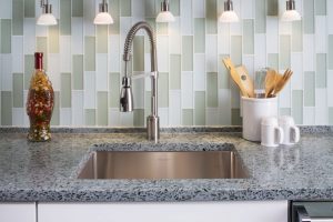 Ideas Thumbnail size Artistic Sink Wastafel Made From Recycled Glass On The Beige Marble Top Cool Temperd Glass Wall Countertop Beautified By Small Spotlighted Wall Lamps Cheap But Interior