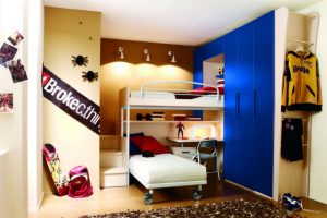Teen Room Designs Astonishing Wall Decoration As Well As Modern Bunk Bed Scheme Also Nice Carpet Made Of Recycle Fabric For Boys Bedroom Fantastic Plan For Boys Bedroom Scheme Teen Boy Beds For Simple And Minimalist Teen Boy Bedroom