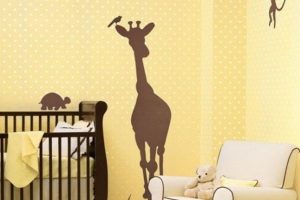 Bedroom Designs Thumbnail size Breathtaking Picture Of Yellow Baby Nursery Room Decoration Escorted By Yellow Baby Best Color Paints For Bedroom Including Giraffe Baby Room Wall Mural As Well As Light Yellow Baby Bedding Set Astounding