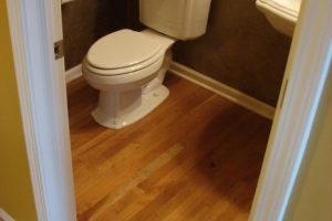 Ideas Thumbnail size Classy Small Bathroom Escorted By Bamboo Floor Application To Create A Modern But Natural Bathroom Plan For Cleaning Bamboo Floor As Well As Bamboo Floor Application