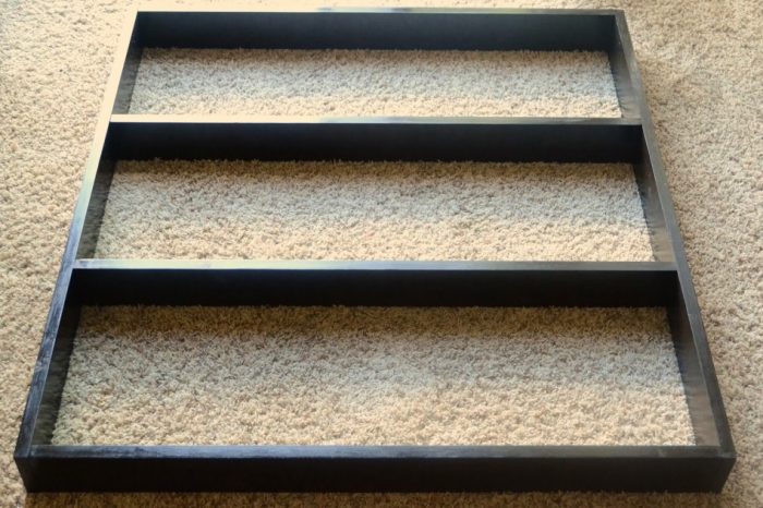 Furniture + Accessories Decoration Plan Cool Three Floor Black Oak Own Built In Bookshelves Escorted By Fully Varnished Material Build Your Own Built In Bookshelves Smart Plan Minimalist Book Shelf For Room