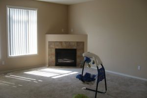 Kitchen Designs Thumbnail size Elegant Corner Stone Fireplace Escorted By Beige Fireplace Trimming Nice Window Escorted By Transparent Curtain Natural Florring Colour Corner Stone Fireplace For Beautiful Livingroom