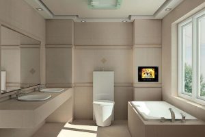 Bathroom Designs Thumbnail size Bathroom Designs Elegant Decorating Plan For Nice Small Bathrooms Using Rectangular Cream Bathtub White Glass Sliding Windows A White Toilet Ceiling Fittings Along A Big Rectangular The Design Of Small Toilets For Small Bathrooms