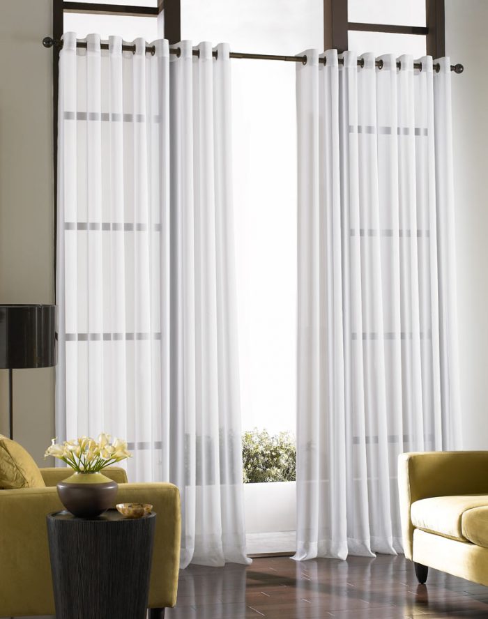 Ideas Contemporary White Curtain Ideas For Large Windows Modern Living Room Beautifying Room With Window Sheers Ideas