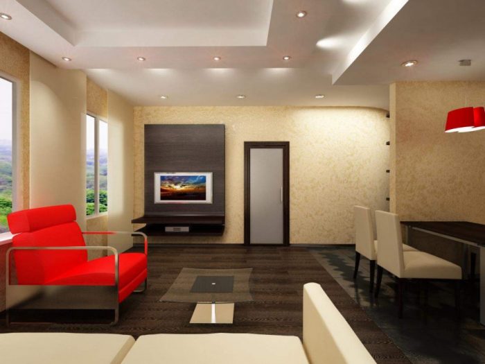 Living Room Designs Medium size Fair Image Of Living Room Decoration Using Modern Chrome Red Fabric Living Room Armchair Including Cream Living Room Wall Color As Well As Rectangular Glass Top Coffee Table Drop Dead Gorgeous