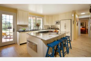 Kitchen Designs Thumbnail size Kitchen Designs Good L Shape White Kitchen Decoration Using Backless Blue Wood Kitchen Chair Including White Wood Kitchen Cabinet White Marble Kitchen Island Tops Magnificent Kitchen Cabinet For Kitchen Kitchen Layouts And Design For More Fun Cooking