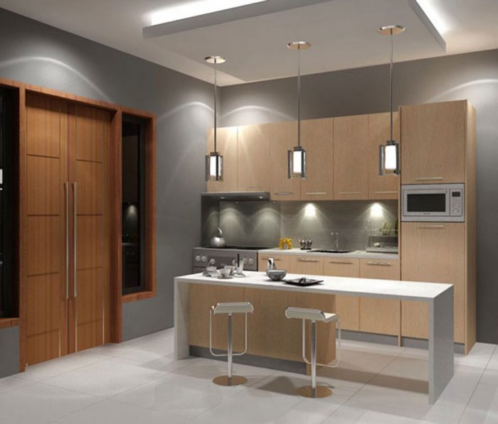 Kitchen Designs Kitchen Scheme Escorted By Decoration Wood Kitchen Cabinet As Well As Be Equipped Two Swivel Seat Modern Scheme Space Saving Plan For Small Kitchens Wonderful Style Subway Tile For Backsplash To Beautify Kitchen