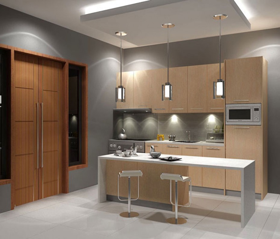 Kitchen Scheme Escorted By Decoration Wood Kitchen Cabinet As Well As Be Equipped Two Swivel Seat Modern Scheme Space Saving Plan For Small Kitchens Wonderful Style Kitchen Designs