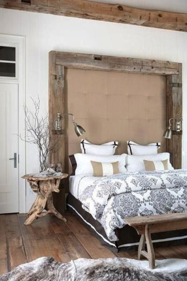 Bedroom Designs Amazing Bedroom Design Ideas With Unique Headboard Ideas White Wall Wooden Flooring Wooden Table White Door Wall Lamp On Cozy Bed Pattern Bed Covers Pillow Bed Design Space Saving Beds For Small Bedroom