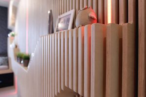 Kitchen Designs Thumbnail size Awesome Wooden Wall With Orange Neon Lighting Picture Frame Parametrix Futuristic Kitchen The Best Lighting Ideas Cool Ideas Of Wall Panel