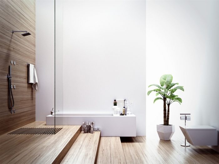 Bathroom Designs Bathrooms For Small Spaces Design Ideas For Modern Bathroom With Wooden Element With Small Shower Room Design Ideas With Modern Bath Tub Design With Wooden Bathroom Flooring Design Ideas Small Bathrooms For Small Spaces