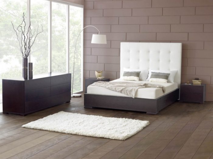 Teen Room Designs Medium size Bedroom Simple As Well As Neat Modern Brown Ikea Bedroom Decoration Using Large Glass Wall In Bedroom Including Rectangular Furry White Bedroom Rug As Well As Solid Walnut Wood Bedroom Flooring Elegant Picture