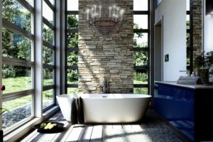 Bathroom Designs Bathtubs Design With A View Of Nature With Small White Bathtubs With Marble Tile Floor Design For Bathroom Design Ideas With Small White Rug Ideas Small Bathtubs For Small Spaces