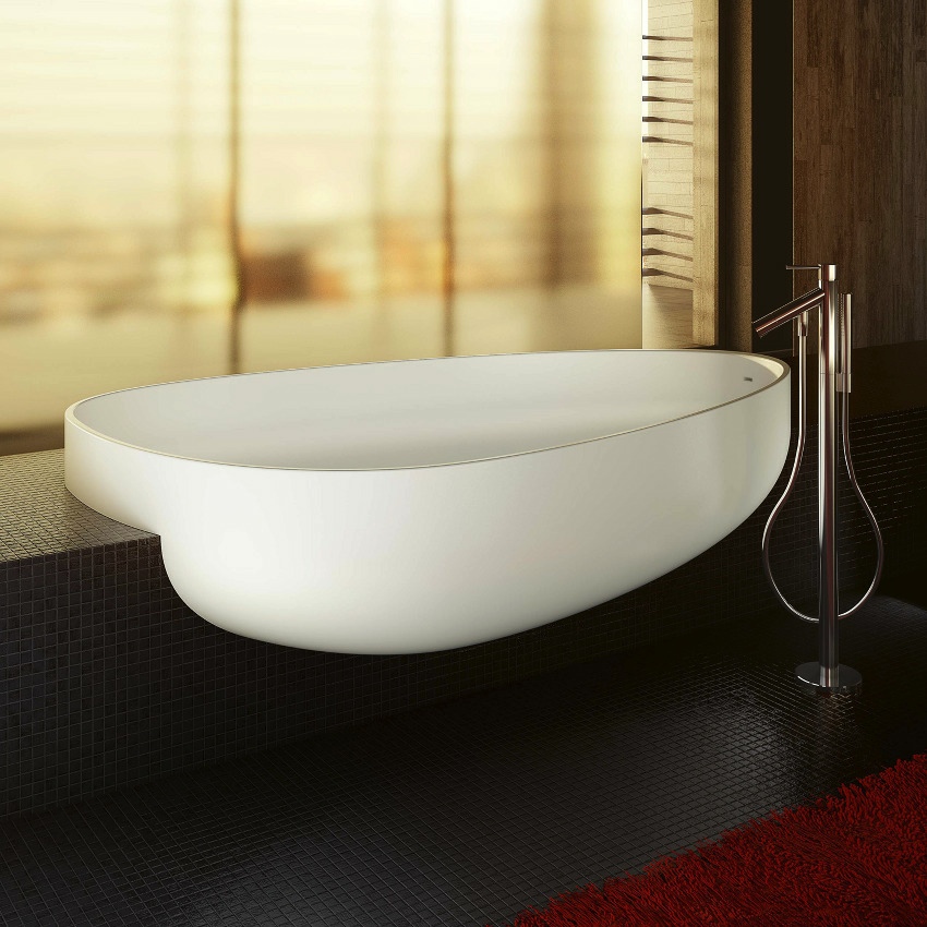 Complete Ideas Style Black Flooring Ideas Metal Sink Design Organic Shaped Basin With Bathroom Tile Design For Sleek Bathroom Design Ideas Bathroom Designs