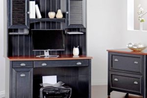 Furniture + Accessories Thumbnail size Computer Armoire Desk Design Ideas And White Wall Ideas And Drawers For Home Office Design Ideas With Cabinet And Wooden Flooring With Dark Teak Wooden Ideas