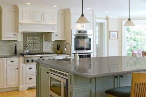 Kitchen Designs Thumbnail size Delightful Scheme Plan Eco Friendly Countertops Escorted By Grey Marble As Well As Hanging Lighting Also Escorted By Yellow Wood Parquet Flooring Eco Friendly Countertops For Kitchens