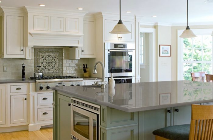 Kitchen Designs Delightful Scheme Plan Eco Friendly Countertops Escorted By Grey Marble As Well As Hanging Lighting Also Escorted By Yellow Wood Parquet Flooring Eco Friendly Countertops For Kitchens Various Concepts In Realizing Kitchen Island Ideas