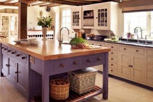 Ideas Thumbnail size Enchanting Picture Of Kitchen Scheme As Well As Decoration Using Rectangular Grey Wood Kitchen Island Including White Wood Kitchen Counter As Well As Black Granite Kitchen Counter Tops Entrancing Kitchen