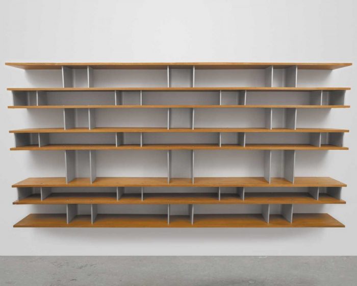 Furniture + Accessories Medium size Furniture + Accessories Furniture Impressive Design Of Wall Mounted Bookshelves Idea With Aluminum And Oak Materials For Spacious Living Room Creative And Unique Bookshelves Designs Wall Hanging Bookshelf Ishelving Design The Use Of Shelving Design