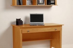 Furniture + Accessories Furniture Perfect Combination Of Wooden Study Desk And Hanging Bookshelves With Simple Designs In Natural Oak Wood Finish Creative And Unique Bookshelves Designs Wall Shelving Design Furniture-Endearing-White-Shelf-Unit-Design-For-Bookcase-And-Storage-Idea-With-Simple-Rectangle-Shape-And-Finished-In-White-Color-For-Modern-Bedroom-Creative-And-Unique-Bookshelves-Shelving-Design