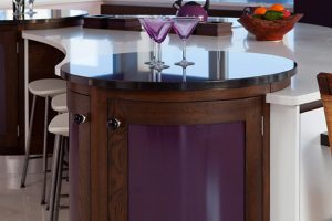 Kitchen Designs Thumbnail size Glass Window Purple Teapots Glass Of Wine Cuisinart Metal Classic 4 Slice Toaster Metallic Great Countertop Fruits Backyard Fresh Cut Flowers Brown Ceramic Floor Tile White Wall Bar Stool