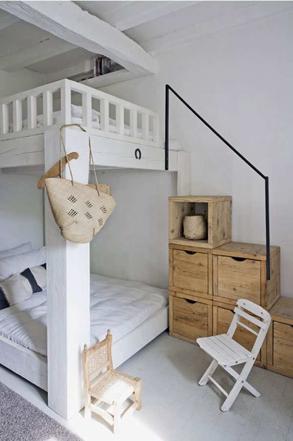 Incredible Modern Small Bedroom Design Ideas For Girl And Boy Cozy Bed Pillow Small Bedroom Decorating Bedroom Colors White Wall Wooden Chair Rattan Chair Purple Fur Rug Staircase Bedroom Designs