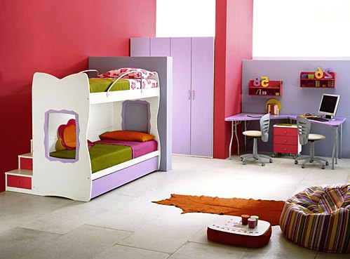 Interior Design Kids Room Design And Chest Of Drawer With Carpet With Pillow With Level Bed Design With Swivel Chairs With Quilt With Staircase With Bay Window Design And Wardrobe Ideas Environmentally Friendly Carpet For Interior