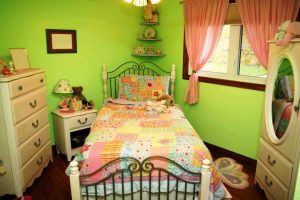 Ideas Kids Room Design And White Wall Design With Laminate Flooring Design With Fur Rug With Two Single Bed Design And Doll With Desk With Pillow And Bookshelves Ideas Hardwood Laminate Flooring Cost For Some Types Of Wood