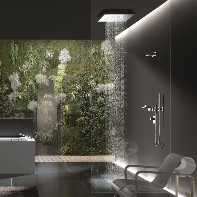 Bathroom Designs Large Mirror In The Wall Modern Natural Bath Fittings Accessories Shower For Bathroom Design Ideas With Small Shower Room Design With Black Ceramic Tile Design For Bathroom Interior Design Ideas Alternatives And Creations In Bathroom Ideas Small Bathrooms