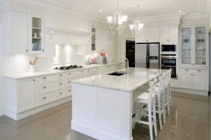 Kitchen Designs Thumbnail size Lighting For White Kitchen Design Ideas White Kitchen Cabinet With Stove Design Chandelier White Kitchen Cabinet Design With Marble Countertop Ideas White Kitchen Storage Furniture