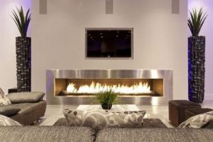 Ideas Thumbnail size Modern Living Room Design Ideas With Fireplace Design With Comfortable Sofa Design With Cushion And Living Room Furniture Ideas For Interior Living Room Decoration Ideas