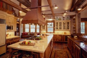 Kitchen Designs Inspiring Eco Friendly Kitchen Escorted By Dark Wood Countertops As Well As Mahogany Woode Cabinet Such As Stainless Steel Stove Kitchen Over The Pendant Lighting Eco Friendly Countertops For Kitchens Various Concepts In Realizing Kitchen Island Ideas