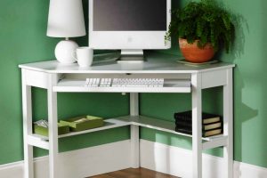 Furniture + Accessories Small White Color Small Computer Desk Wooden Ideas Small Computer Desk Design