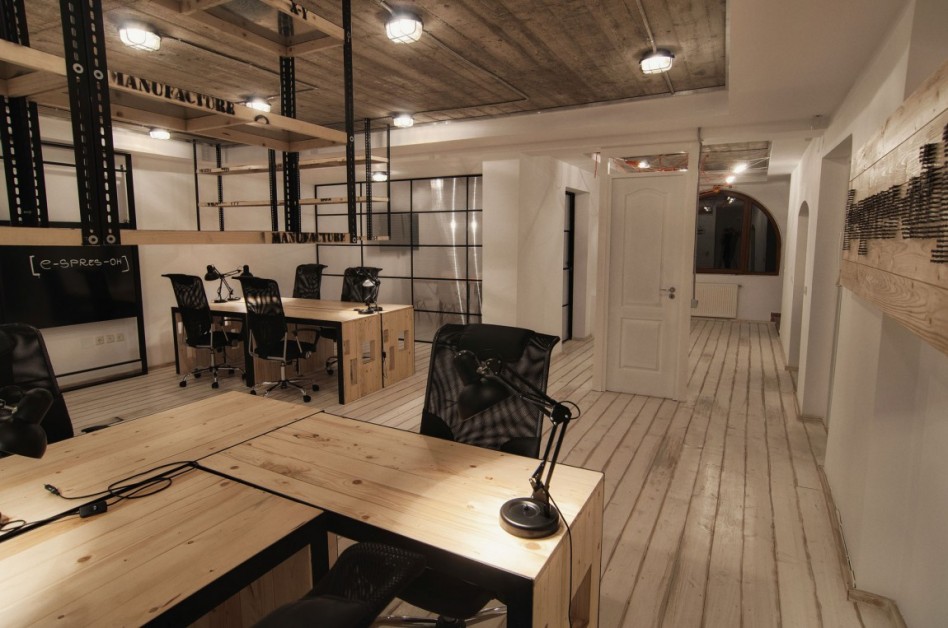 Pretty Good Office Table Escorted By Wood Ceiling As Well As Office Workspace Nice Lighting For Work Space Scheme Build Your Own Office Desk Scheme Plan Living Room Designs