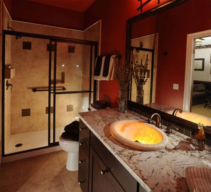 Bathroom Designs Medium size Bathroom Designs Small Bathroom Design Ideas With Marble Countertop And Large Mirror And Marble Flooring Design Bathroom Vanity Design Bathroom Storage Design Small Shower Room Design Ideas And Bathroom Wall Tile Ceramic For Bathroom Ideas Tile