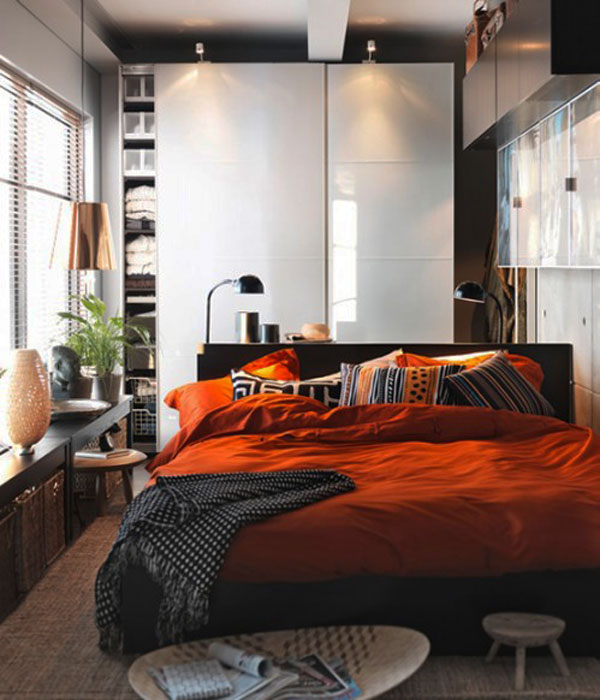 Bedroom Designs Stylish Small Bedroom Design Ideas With Cozy Bed Pillow Table Lamp Small Bedroom Decorating Sliding Wardrobes Glass Window Brown Carpet Flooring Modern Wall Beds For Small Bedroom