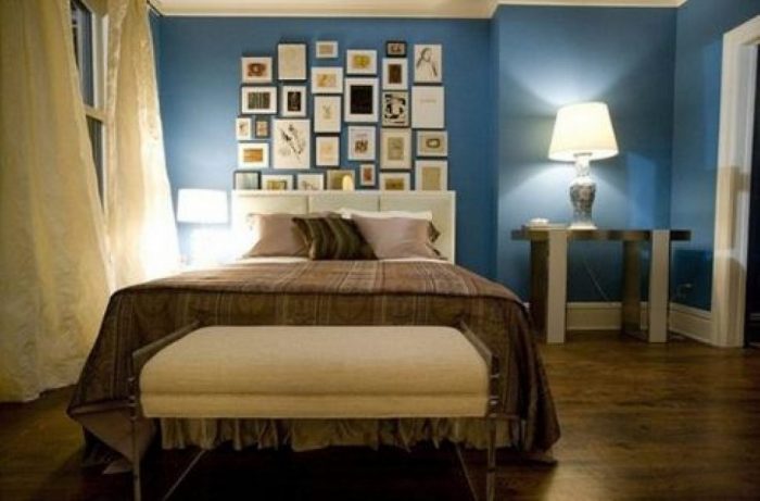 Ideas Medium size Surprising Look Of Bedroom Wall Lighting Plan Escorted By White Desk Lamps As Well As Blue Wall Heavenly Look Of Bedroom Wall Lighting Plan For Improving Your Home Decorations