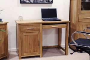 Furniture + Accessories Small Wooden Computer Desk Ideas With Cream Flooring Design With Cabinet And Wide Rug For Home Office Design Ideas And Bookshelves Design Ideas Corner And Kidney Shaped Desk Home Office Desk Ideas