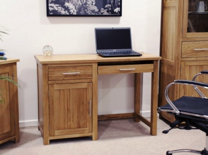 Furniture + Accessories Medium size Furniture + Accessories Wooden Small Computer Desk Ideas And Cream Flooring Design And Drawers Ideas And Black Iron Chair With Cabinet With Wooden Storage Design For Home Office Design Ideas Corner And Kidney Shaped Desk Home Office Desk Ideas