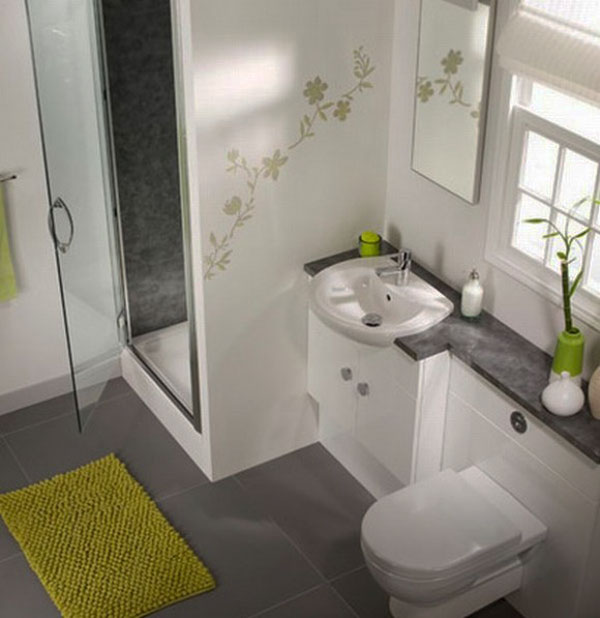 Bathroom Designs Amazing Small Bathroom Design Ideas With White Wall Glass Door Glass Window Mirror Grey Ceramic Tile Flooring Kitchen Island Ceramic Countertop Bathroom Decorations Modern Bathroom Ideas Small Bathroom Updates For Small Bathroom