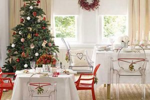 Ideas Thumbnail size Christmas Decoration Ides For Dining Room Design Ideas With Small Dining Sets Ideas Transparent Dining Chair Ideas Small Glass Window Cream Curtain Ideas