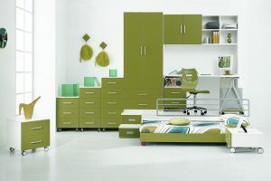 Ideas Thumbnail size Kids Room Designs Ideas For Small Spaces Design Classic Kids Bedroom Design In Bright Lighting Ideas With Compact Sage Green Loft Beds Green Chest Of Drawer Green White Kids Ideas